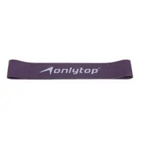 Фитнес-резинка ONLYTOP, 30&times;5&times;0.11 см, нагрузка 10 кг, МИКС