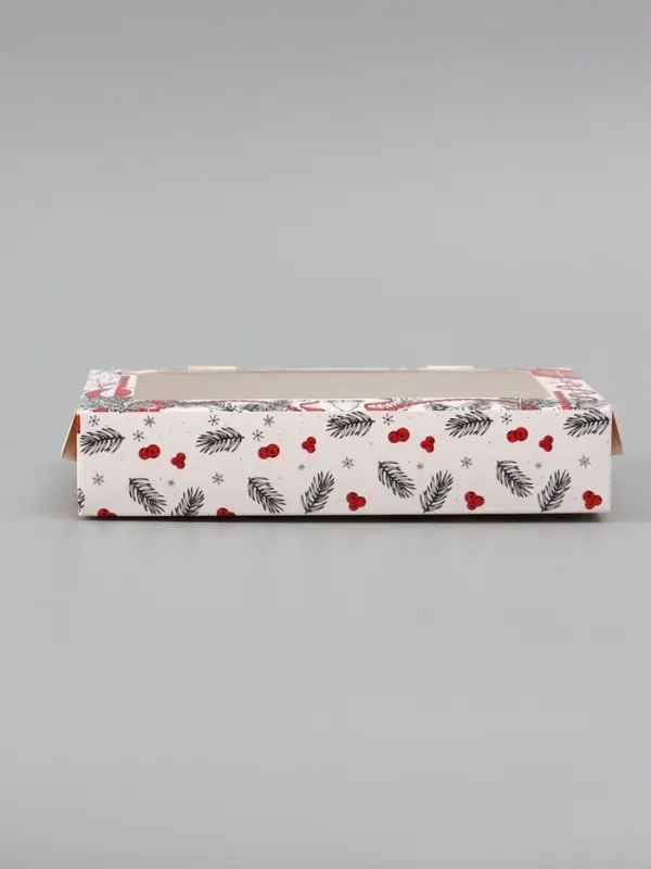 Коробка подарочная новогодняя, складная 20&times;12&times;4 см &laquo;С Новым годом!&raquo;