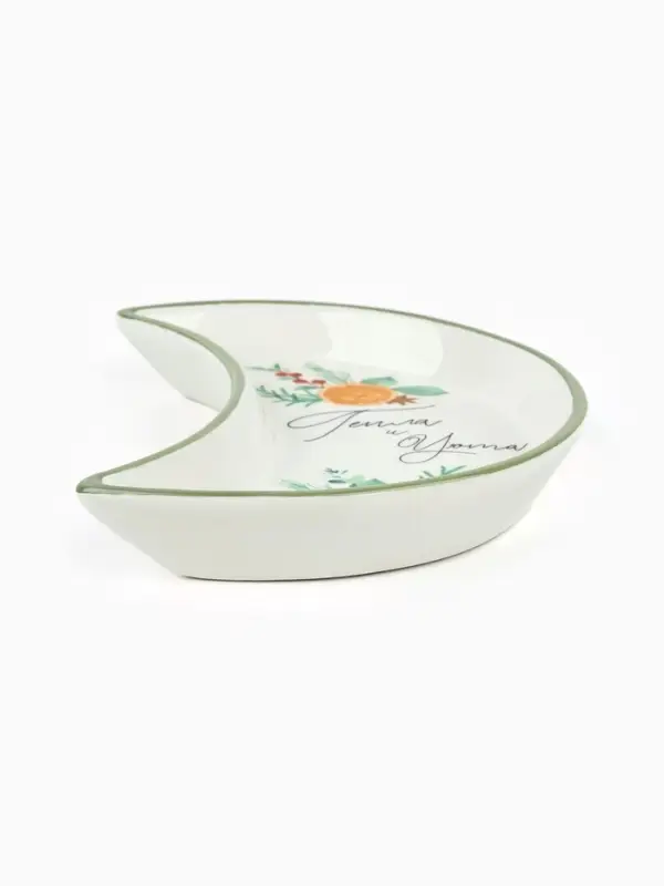 Тарелка новогодняя плоская &laquo;Тепла и уюта&raquo;, 10.5&times;20 см, ручная работа