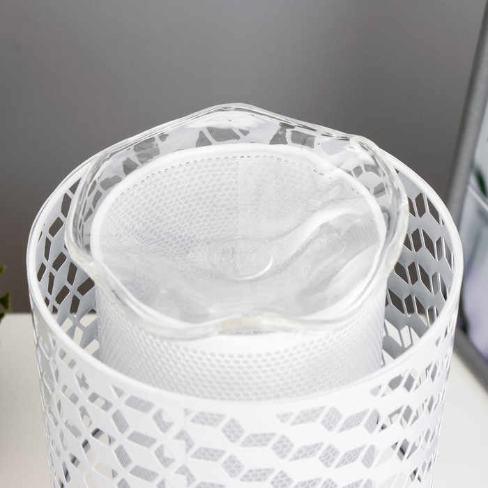 Аромасветильник Аромасветильник "Берта" G4 35Вт белый 14,5х14,5х25,5 см RISALUX