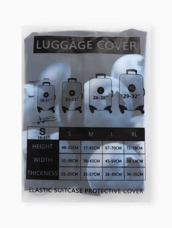 Чехол для чемодана &laquo;Пушистик&raquo;, 20", синий