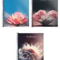 Компл тетр из 3шт 96л кл на гребне Эстетика, обл мел карт, глянц лам, офсет (10246943)