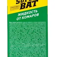 Дополнительный флакон-жидкость от комаров SuperBAT, без запаха, 45 ночей, 30 мл