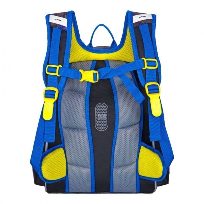 Рюкзак каркасный 35 х 28 х 15 см, Across 178, наполнение: мешок, пенал, синий ACR22-178-2 Рюкзак каркасный 35 х 28 х 15 см, Across 178, наполнение: мешок, пенал, синий ACR22-178-2