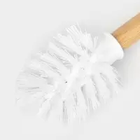 Ёрш для унитаза Доляна Bamboo, белый