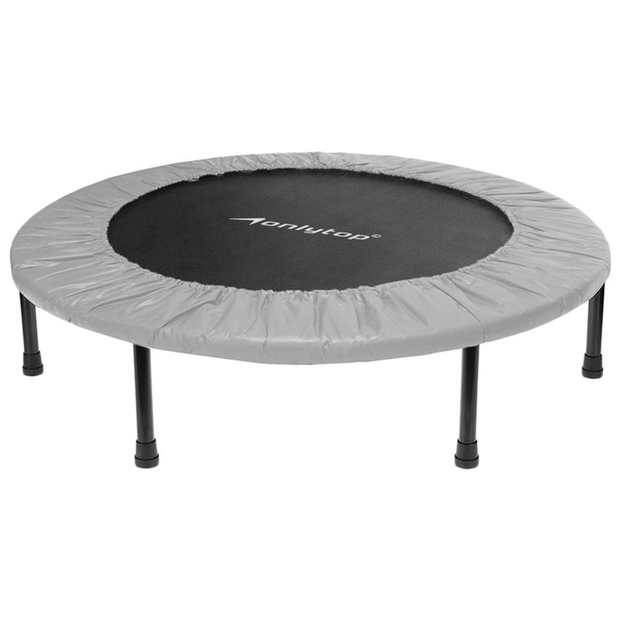 Батут детский ONLYTOP, d=101 см, цвет серый Батут детский ONLYTOP, d=101 см, цвет серый