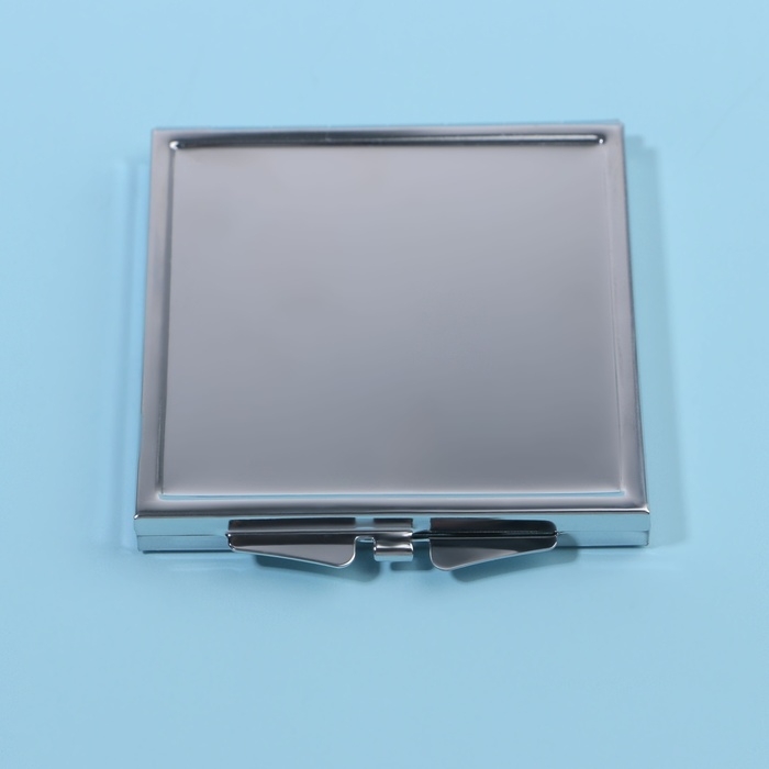 Зеркало складное, 6 × 6 см, цвет серебристый