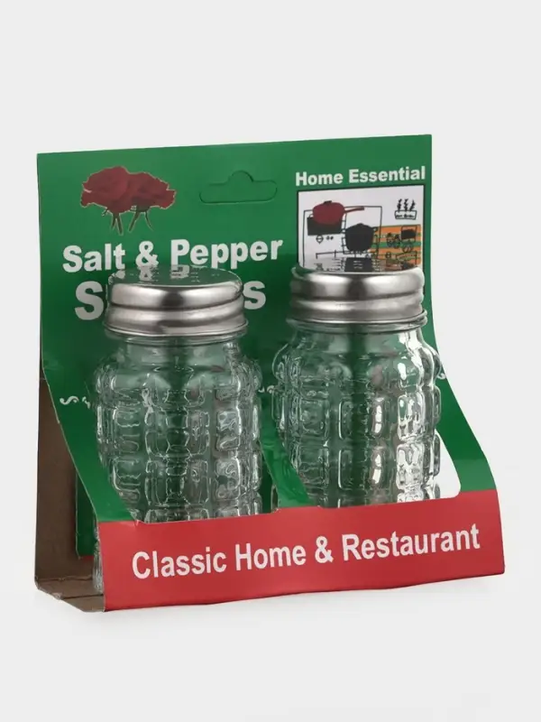 Набор для специй 2 предмета "Квадраты" 100 мл