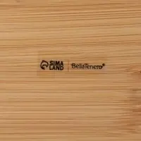 Набор фарфоровый для специй на бамбуковой подставке BellaTenero &laquo;Котики&raquo;, 3 предмета: солонка, перечница, подставка, белый, чёрный