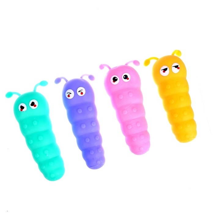 Мялка «Гусеница», цвета МИКС Мялка «Гусеница», цвета МИКС