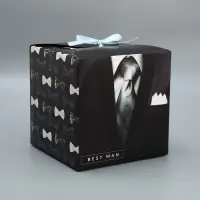 Коробка подарочная складная, упаковка, «Джентельмену», 18 х 18 х 18 см Коробка подарочная складная, упаковка, «Джентельмену», 18 х 18 х 18 см