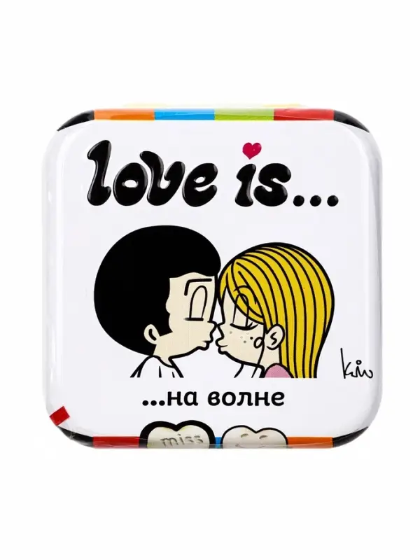 Освежающие конфеты Love is, в форме сердца, со вкусом морской соли и лимона, 20 г