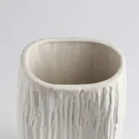 Ваза «Кристилис», 24.5×12 см, керамика, белая Ваза «Кристилис», 24.5×12 см, керамика, белая