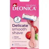 Бритвенный станок со сменной кассетой DEONICA 3 FOR WOMEN