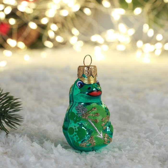 Ёлочная игрушка Ёлочная игрушка "Царевна-лягушка" 7 см