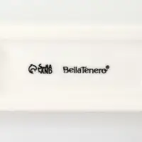 Набор для специй BellaTenero &laquo;Герда&raquo;, 3 предмета: солонка 120 мл, перечница 120 мл, салфетница, на бамбуковой подставке, керамика, белый