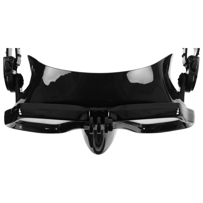 Маска для дайвинга ONLYTOP с креплением для камеры, цвет чёрный Маска для дайвинга ONLYTOP с креплением для камеры, цвет чёрный