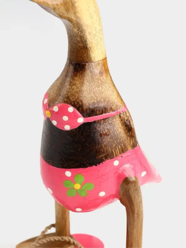 Сувенир &laquo;Утка в шлёпках&raquo;, 27 см, дерево