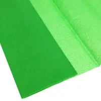 Бумага крепированная 50&times;200 см, в рулоне, 32 г/м&sup2;, зелёная