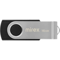 Флеш-память Mirex USB SWIVEL BLACK 16Gb (13600-FMURUS16 )
