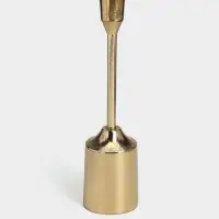 Подсвечник &laquo;Доблесть&raquo;, 8&times;8&times;30 см, золотой алюминий