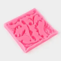 Молд для заливки &laquo;Вензельный оттиск&raquo;, 9.8&times;1.2 см, силикон, МИКС