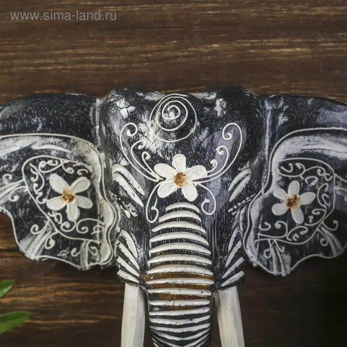 Сувенир &laquo;Голова слона&raquo;, 30&times;30&times;11 см, дерево