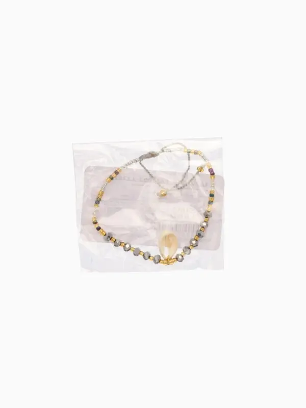 Браслет Браслет "Лила" длина 16 см, цв. серый, золотистый