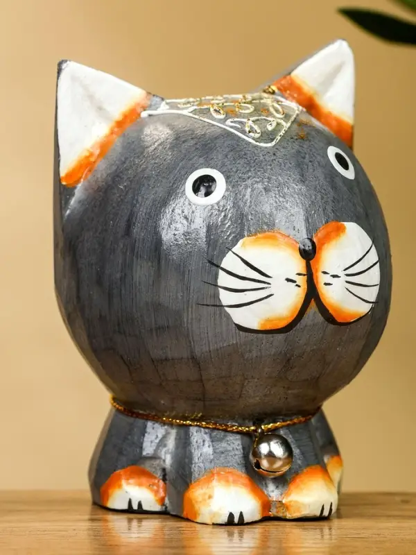 Сувенир «Котик», 8×7×10 см, дерево, серый Сувенир «Котик», 8×7×10 см, дерево, серый