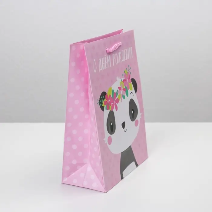 Пакет подарочный ламинированный, упаковка, «С Днём Рождения», MS 18 х 23 х 8 см Пакет подарочный ламинированный, упаковка, «С Днём Рождения», MS 18 х 23 х 8 см