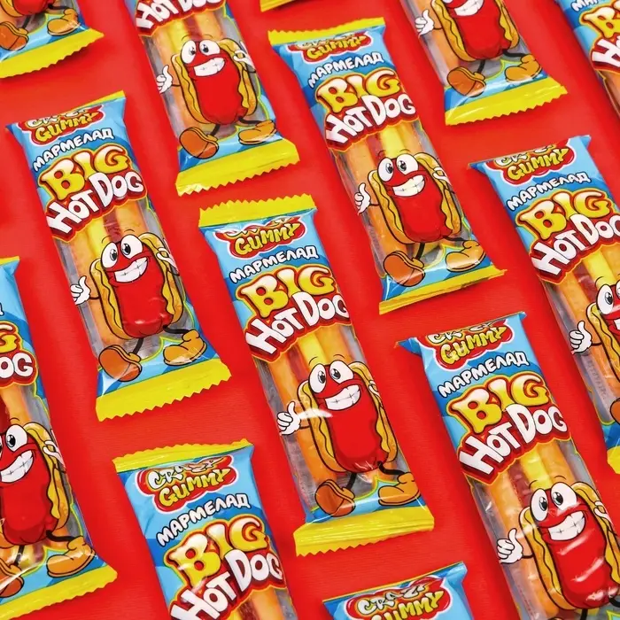 Мармелад жевательный HOT DOG, 18 г Мармелад жевательный HOT DOG, 18 г