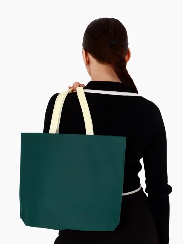 Пакет с петлевой ручкой, сумка - шопер «Эко», 38×32×10 см, изумрудный Пакет с петлевой ручкой, сумка - шопер «Эко», 38×32×10 см, изумрудный