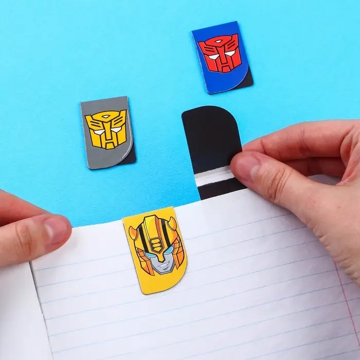Магнитные закладки для книг, 4 шт. на открытке «Самому крутому!», Transformers Магнитные закладки для книг, 4 шт. на открытке «Самому крутому!», Transformers