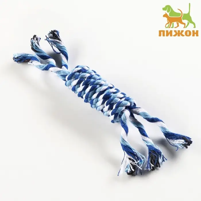 Игрушка канатная &laquo;Плетёнка&raquo;, малая, до19 см, 25-29 г, цвет МИКС