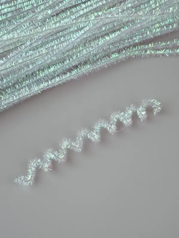 Синельная проволока &laquo;Блеск&raquo;, набор 50 шт., перламутровая, 30 см