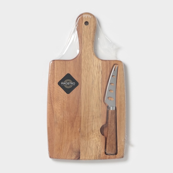 Набор для подачи сыра Magistro Shape, нож, доска Набор для подачи сыра Magistro Shape, нож, доска