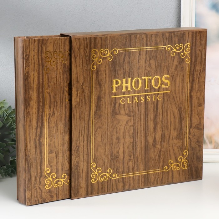 Фотоальбом на 500 фото 10х15 см Фотоальбом на 500 фото 10х15 см "Классика" 34х33х5,5 см МИКС