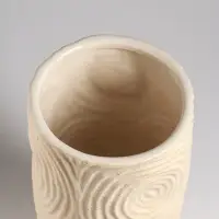 Ваза настольная керамика "Гуидо" 23х13 см, белый Ваза настольная керамика "Гуидо" 23х13 см, белый