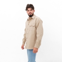 Рубашка мужская MIST oversize размер 56, молочный