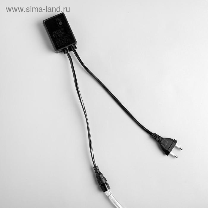 Световой шнур Luazon Lighting 10 мм, IP65, 10 м, 24 LED/м, 220 В, 8 режимов, свечение тёплое белое Световой шнур Luazon Lighting 10 мм, IP65, 10 м, 24 LED/м, 220 В, 8 режимов, свечение тёплое белое