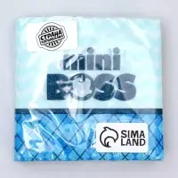 Салфетки бумажные однослойные Mini Boss, 24 × 24 см, 20 шт. Салфетки бумажные однослойные Mini Boss, 24 × 24 см, 20 шт.