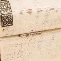 Сундучок "Солнце ацтеков" 19х12х11 см, манговое дерево, белый антик Сундучок "Солнце ацтеков" 19х12х11 см, манговое дерево, белый антик