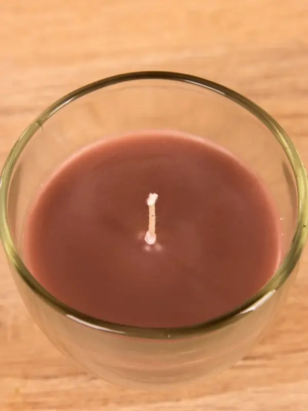 Свеча ароматическая в стакане "SCENTED CANDLE" 100 гр, сидр+шалфей