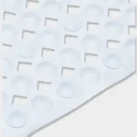 Коврик для ванной на присосках Доляна, 66&times;36 см, белый