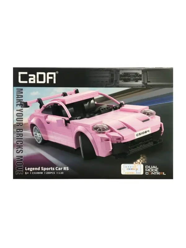 Конструктор радиоуправляемый  Конструктор радиоуправляемый "Спорткар", 280 деталей, 2 варианта управления