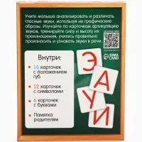 Развивающий набор &laquo;Изучаем гласные звуки&raquo;, 3+