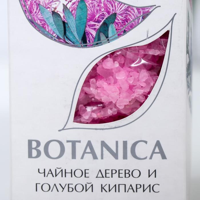 Соль для ванн BOTANICA чайное дерево и голубой кипарис, 700 г Соль для ванн BOTANICA чайное дерево и голубой кипарис, 700 г
