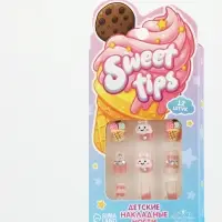 Детские накладные ногти &laquo;Сладости&raquo;, 12 шт.