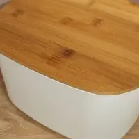 VETTA Корзина для хранения с бамбуковой крышкой "Токио", 27x22,5x15,5см