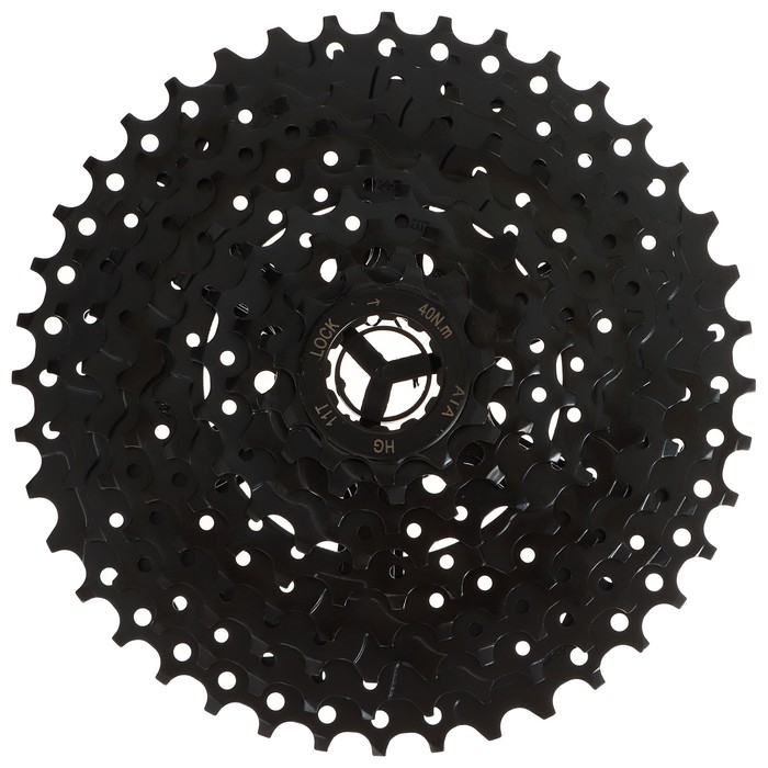 Кассета ATA, 9 скоростей, 11-40T, цвет чёрный Кассета ATA, 9 скоростей, 11-40T, цвет чёрный